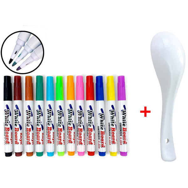 Smart pen colors 0 Univers de femmes 12pc thin with spoon 